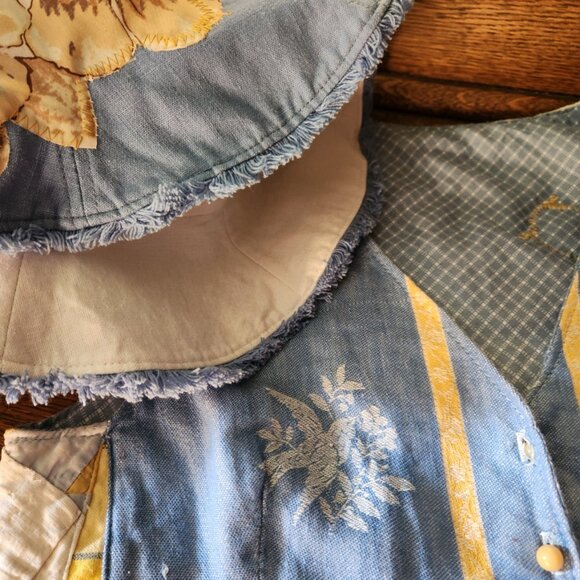 VEST AND HAT SET *HANDMADE* SIZE SMALL - Picture 4 of 8